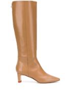 Aeyde Sydney Pointed Boots - Neutrals
