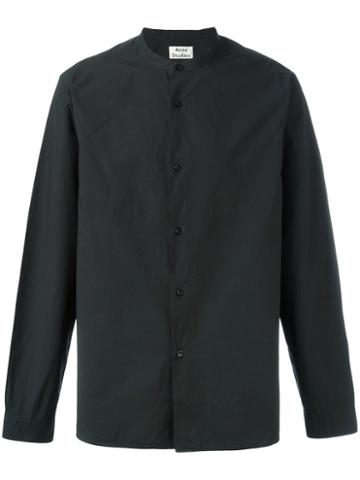 Acne Studios Plain Shirt, Men's, Size: 48, Black, Cotton