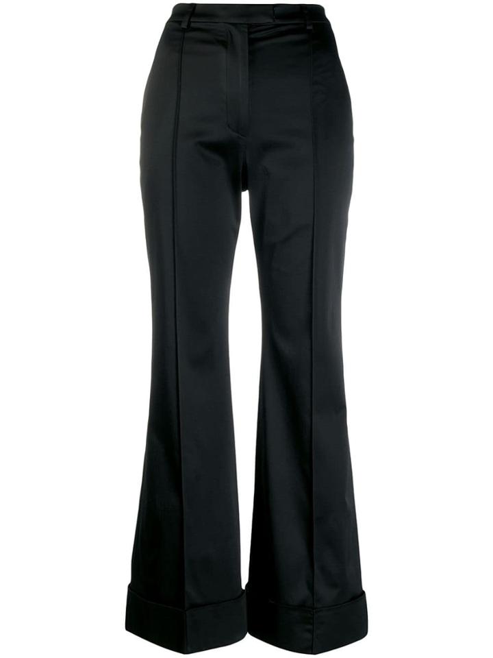 House Of Holland Classic Flared Trousers - Black