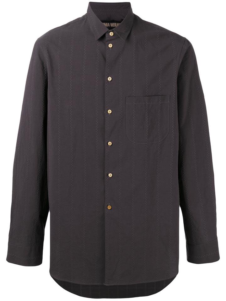 Uma Wang - Tazio Shirt - Men - Cotton - S, Grey, Cotton