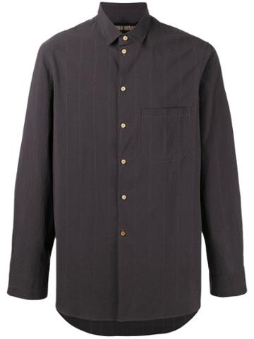 Uma Wang - Tazio Shirt - Men - Cotton - S, Grey, Cotton