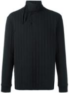 Craig Green Quilted Sweater, Adult Unisex, Size: Large, Black, Cotton/spandex/elastane