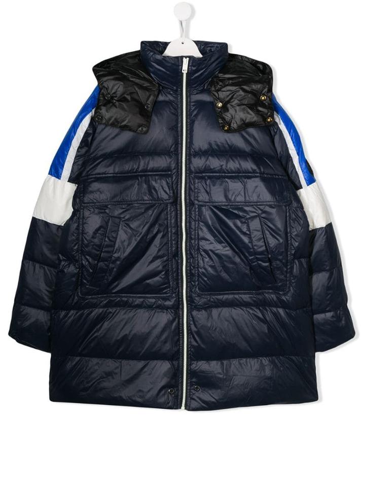 Diesel Kids Teen Colour-block Jacket - Blue