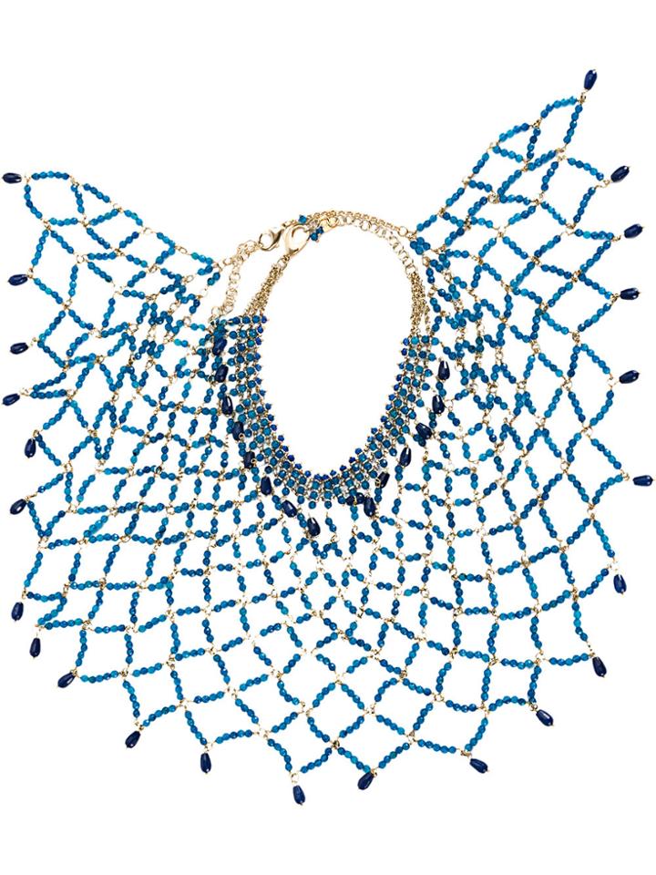 Rosantica Rete Necklace - Blue