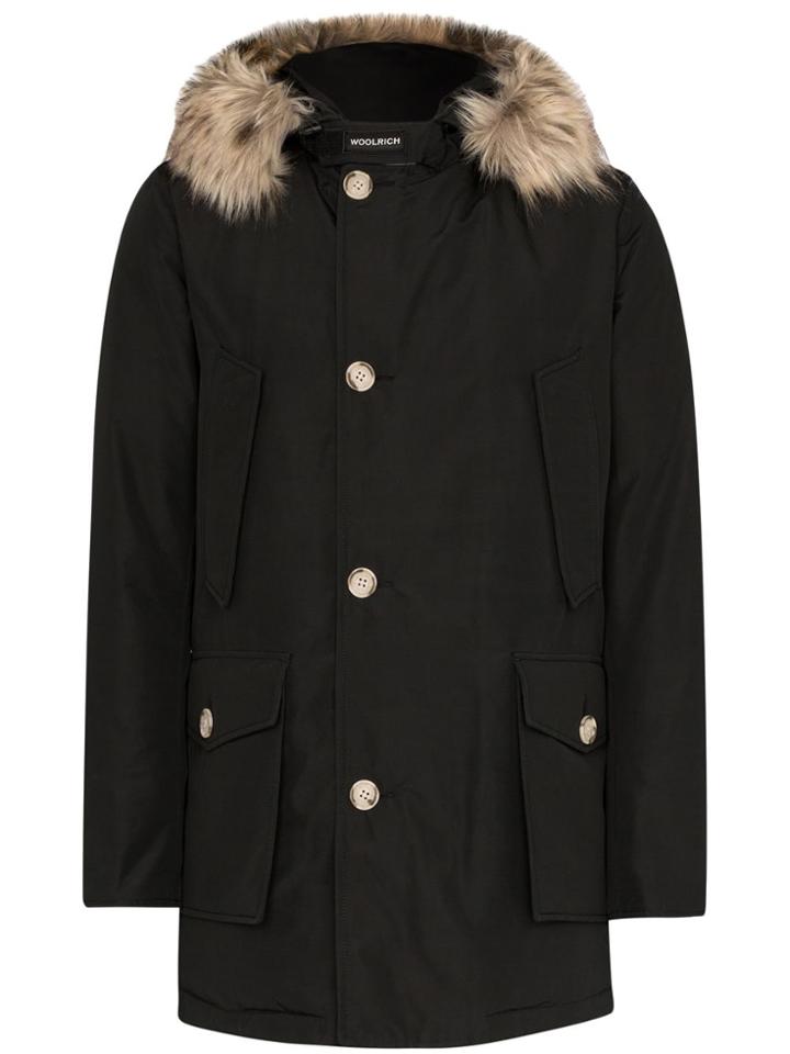 Woolrich Faux Fur Trim Parka - Brown