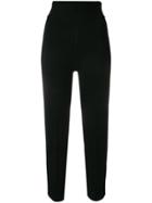 Casasola Cropped Straight-leg Trousers - Black