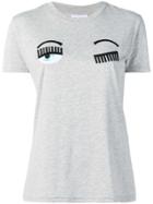 Chiara Ferragni Flirting Print T-shirt - Grey