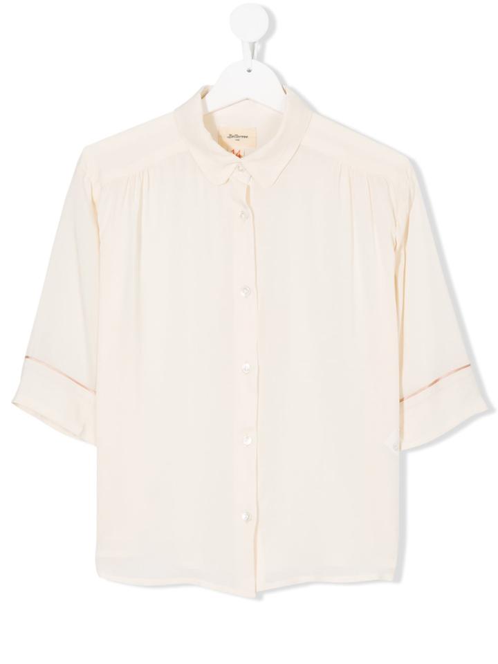 Bellerose Kids Casual Button Shirt - Nude & Neutrals