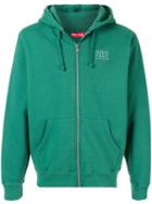 Supreme World Famous Zip Up Hoodie - Green