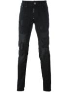 Philipp Plein 'each Other' Skinny Jeans, Men's, Size: 36, Black, Cotton/spandex/elastane/polyester/polyurethane