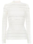 À La Garçonne Long Sleeved Ana Ruga Blouse - White