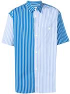 Kenzo Two Tone Striped Shirt - Blue