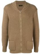 Pierre Cardin Pre-owned 1970's Chunky Knit Cardigan - Brown
