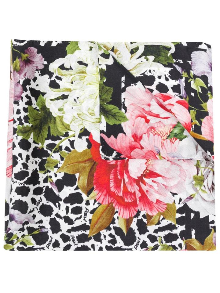 Ash Printed Neck Scarf - Pink