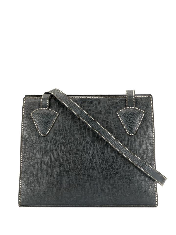 Loewe Pre-owned Logo Embossed Tote Bag - Blue