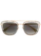 Jimmy Choo Eyewear Glossy Sunglasses - Gold