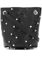 Proenza Schouler Mini Studded Hex Bucket Bag - Black