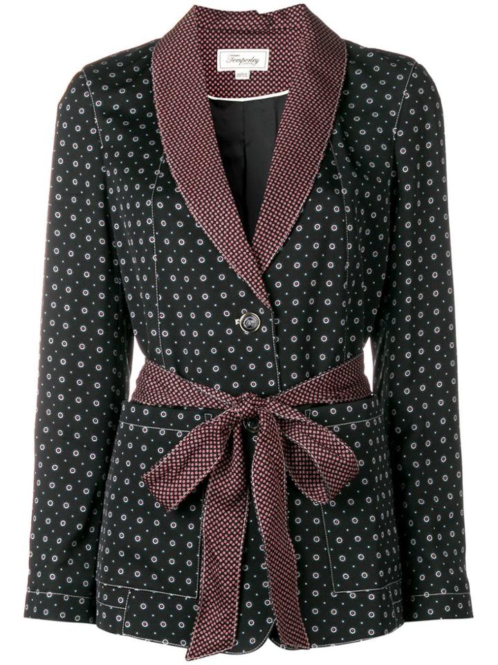 Temperley London Joyce Pyjama Jacket - Black
