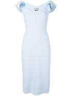 Chiara Boni La Petite Robe Roses Motif Dress - Blue