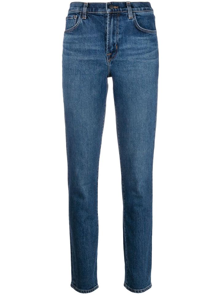 J Brand Straight Leg Denim Jeans - Blue