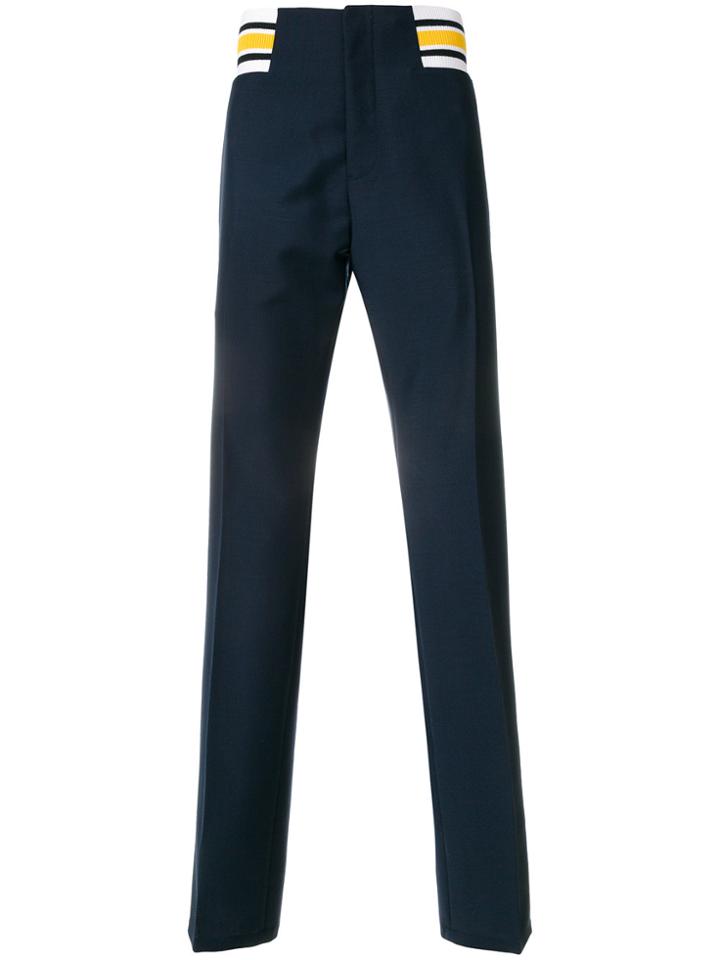 Loewe Contrast Rib Trousers - Blue