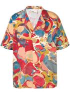 Drôle De Monsieur Abstract Print Shirt - Red