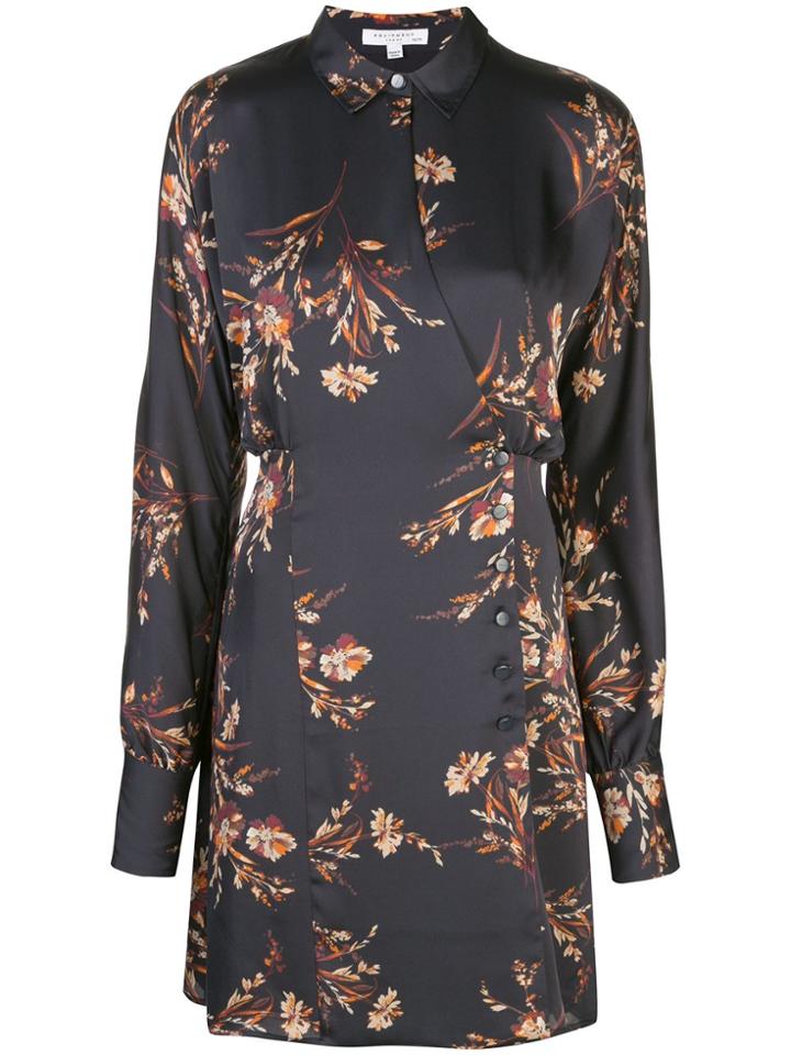 Equipment Harmon Eclipse-print Dress - Black