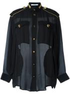 Givenchy Military Blouse - Black