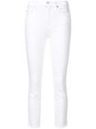 7 For All Mankind High-waisted Jeans, Women's, Size: 28, White, Cotton