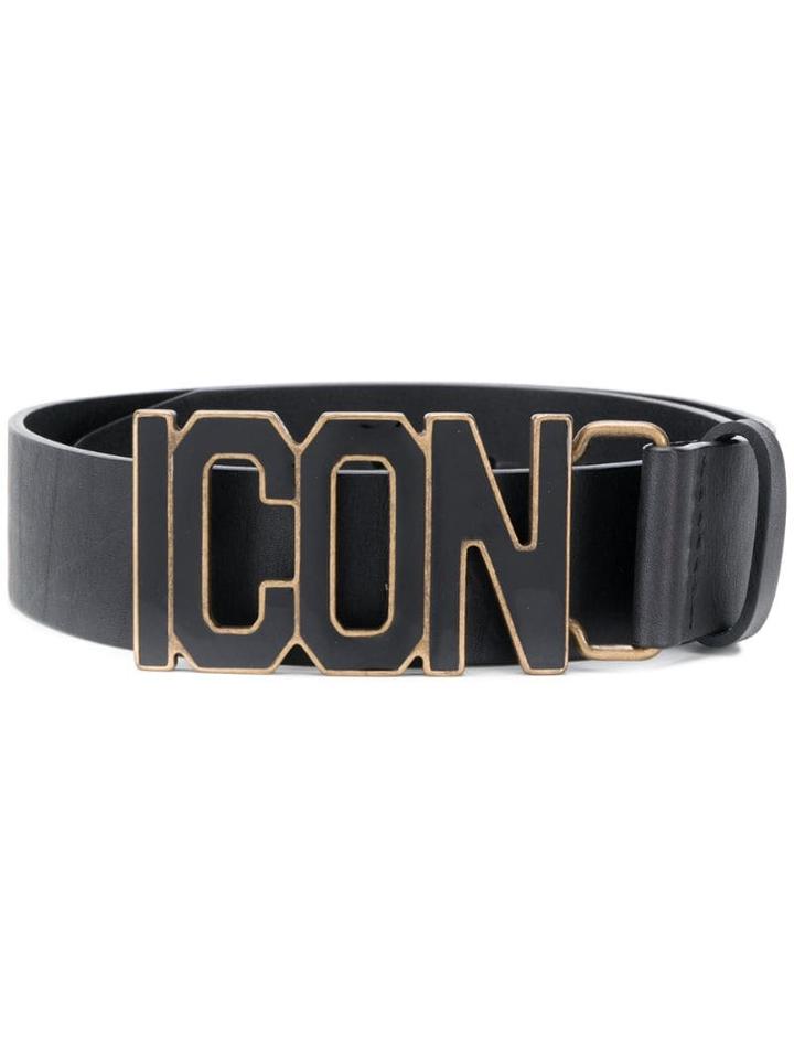 Dsquared2 Kids Teen Icon Belt - Black
