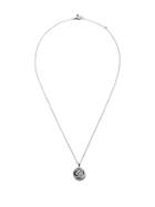 De Beers 18kt White Gold Enchanted Lotus Mother-of-pearl Medal Diamond