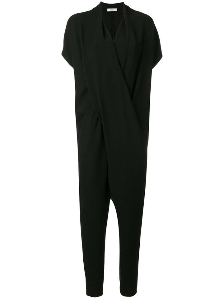 Poiret Crepe Jumpsuit - Black