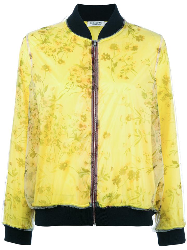 Roseanna Floral Print Jacket - Yellow & Orange