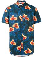 Hawaiian Shirt - Men - Polyester - M, Blue, Polyester, Adidas Originals