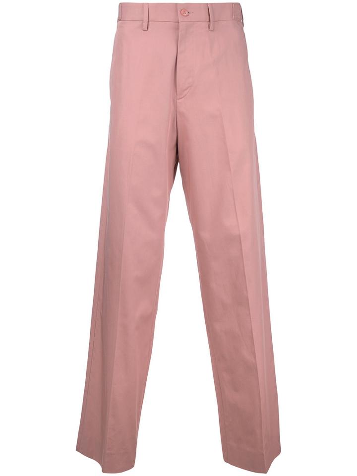 Stella Mccartney - Chino Trousers - Men - Cotton - 44, Pink/purple, Cotton