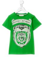 Gucci Kids Tiger Print T-shirt, Boy's, Size: 10 Yrs, Green