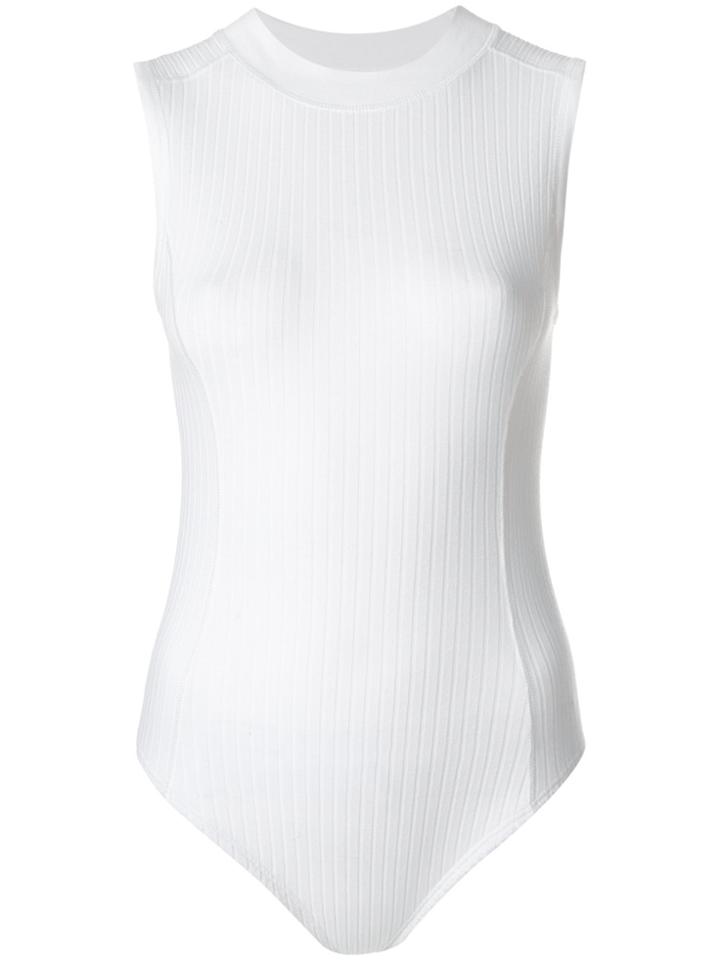 Levi's Fitted Ribbed Bodysuit - White