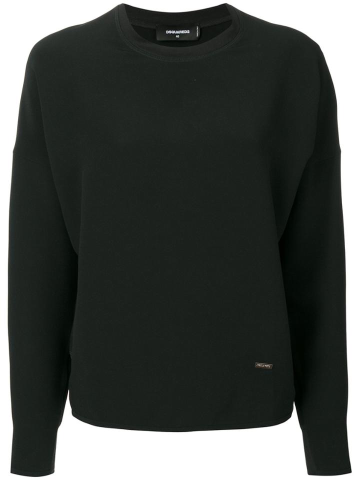 Dsquared2 Round Neck Blouse - Black