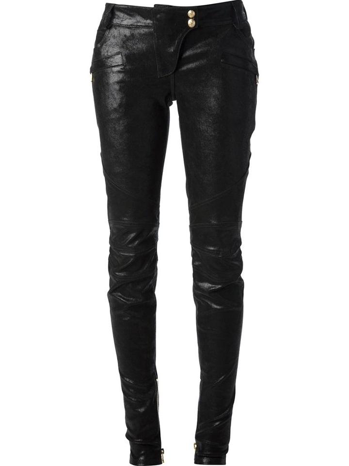 Balmain Skinny Leather Trouser