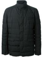 Herno Funnel Neck Padded Coat, Men's, Size: 52, Black, Feather Down/polyamide/polyester/polytetrafluoroethylene Ptfe