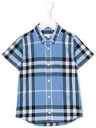 Burberry Kids Fred Shirts, Boy's, Size: 12 Yrs, Blue