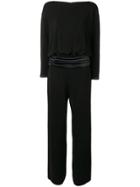 Giorgio Armani Structured Jumpsuit - Black