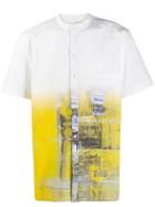 Isabel Benenato Mandarin Neck Shirt - White