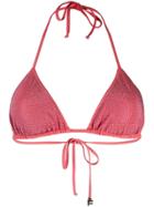 Fisico Rhinestone Bikini Top - Pink
