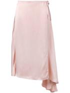 Áeron Asymmetric Skirt - Pink