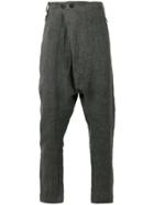 Lost & Found Ria Dunn Folded Front Drop-crotch Trousers - Grey