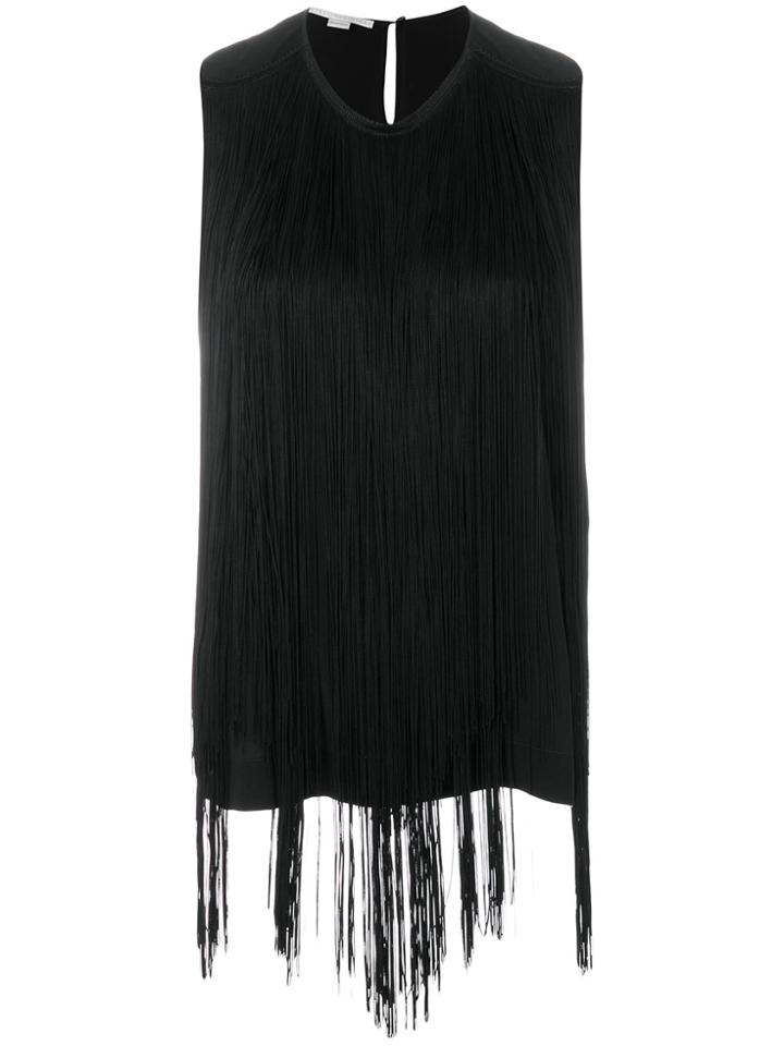 Stella Mccartney Fringed Tank Top - Black