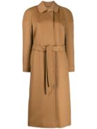 A.n.g.e.l.o. Vintage Cult 1980s Belted Coat - Brown