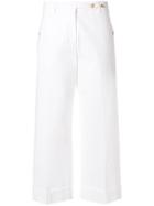 Ermanno Scervino High Waisted Culottes - White