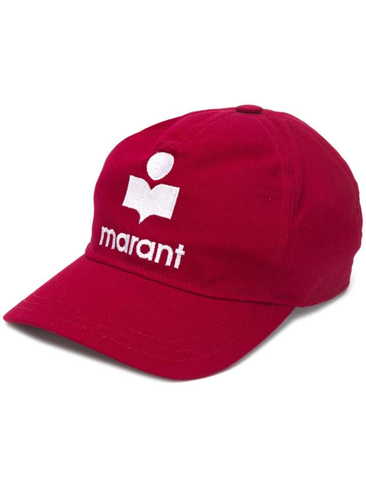 Isabel Marant Logo Hat - Red